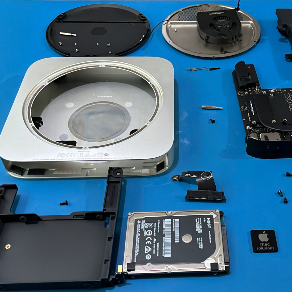 Mantenimiento interno y limpieza de un Mac mini