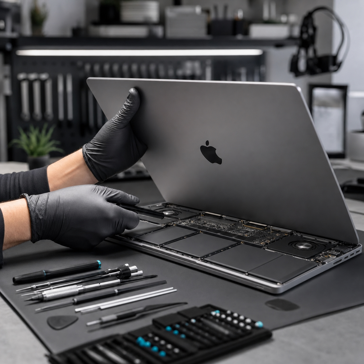 Diagnóstico técnico de MacBook en Mac Solutions Ecuador